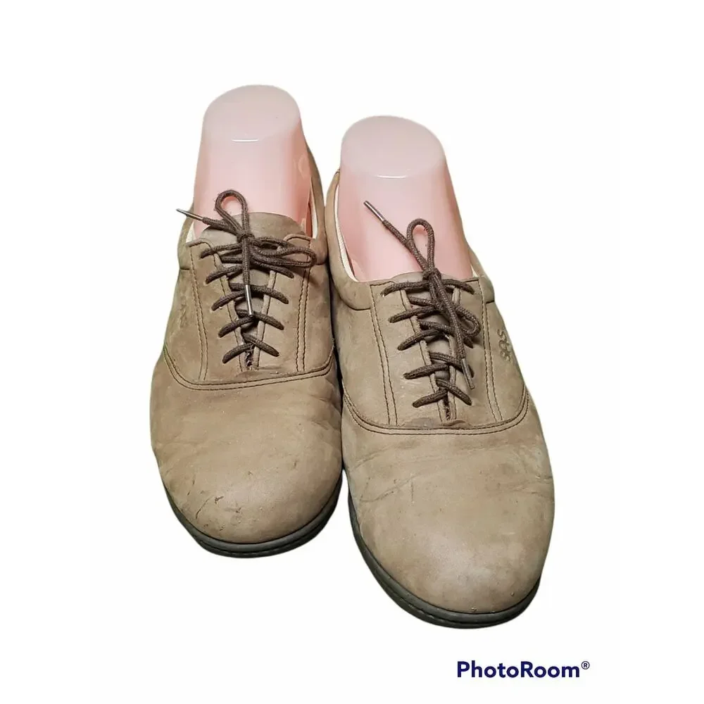 SAS Brown Tripad Comfort Oxfords Comfort Dress Casual Shoes Made is USA